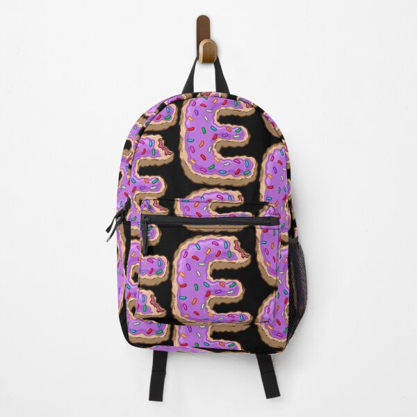 Item preview, Delicious Sweet Letter E Doughnut Cartoon Graphic Illustration with Purple Icing and Sprinkles designed and sold by ghinan.