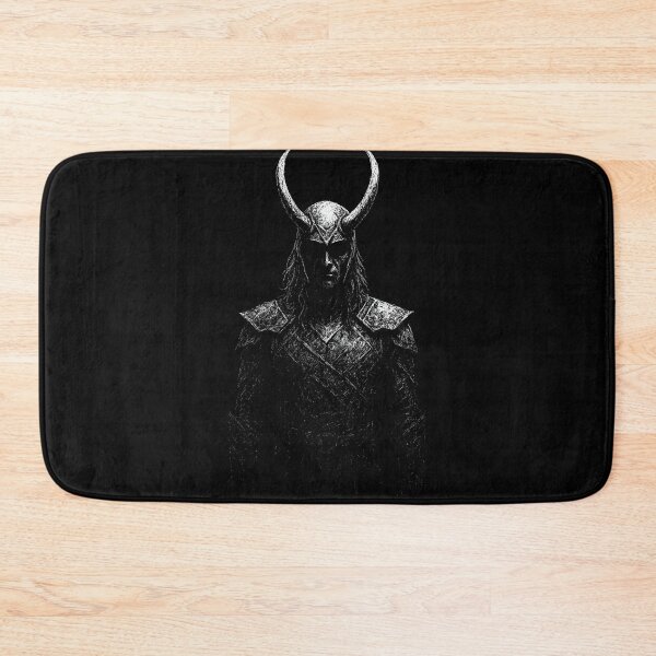 Item preview, Loki Norse God Dark Grunge Portrait designed and sold by Mortisigil.