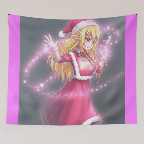 Item preview, Pink Christmas Magic Girl designed and sold by ArtsJulian.