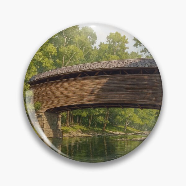 Item preview, The Historic Humpback Covered Bridge designed and sold by Takeda-art.