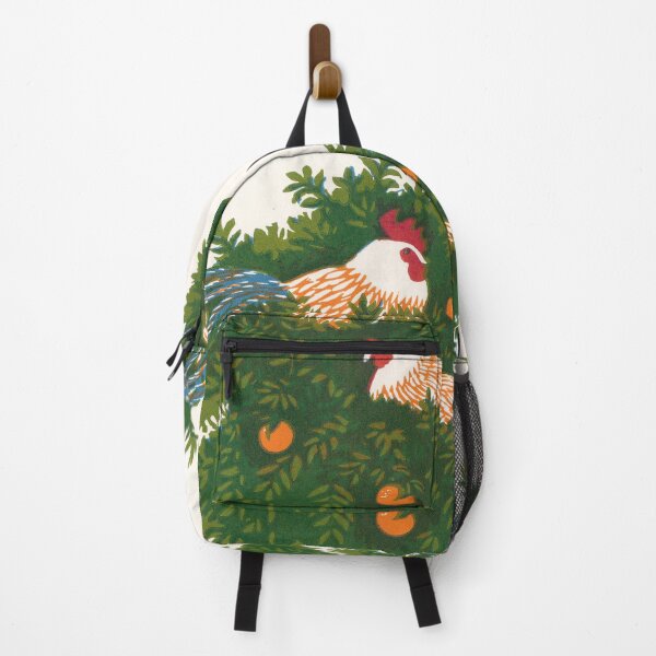 Item preview, Cockerels in orange tree designed and sold by Hodges & Harris Designs .