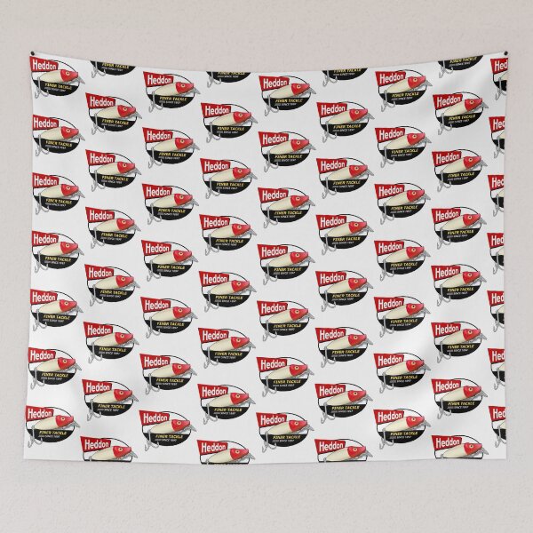 Item preview, Heddon Finer Tackle Sticker - Red White Runt designed and sold by BlueSkyTheory.