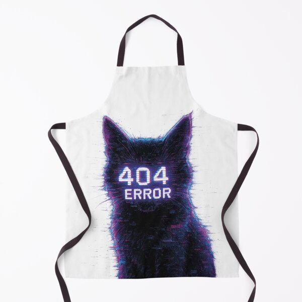 Artikelvorschau, 404 Fehler Katze nicht gefunden Glitch-Art-Aufkleber entworfen und verkauft von Greemo03.