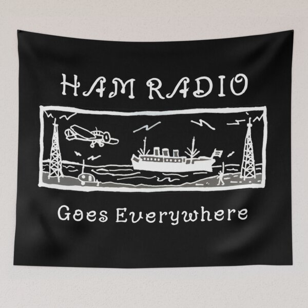 Item preview, HAM Radio Goes Everywhere WT designed and sold by RLGstoreShop.