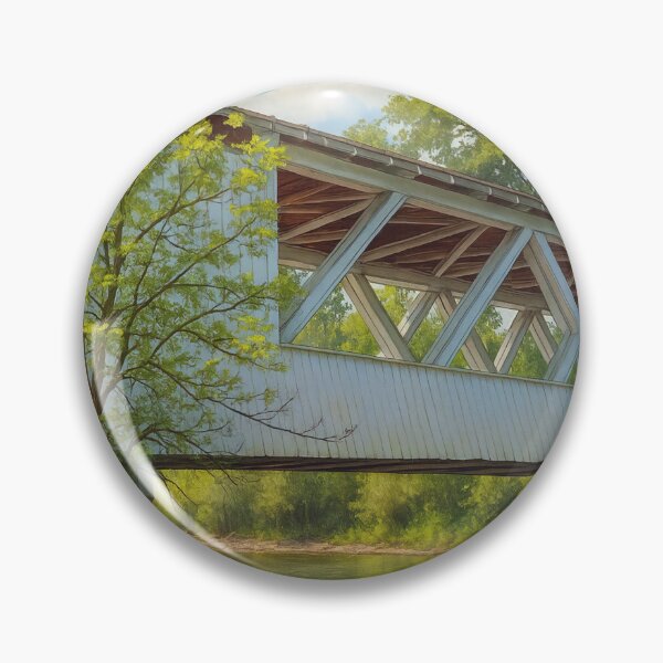Item preview, The Historic Larwood Covered Bridge designed and sold by Takeda-art.