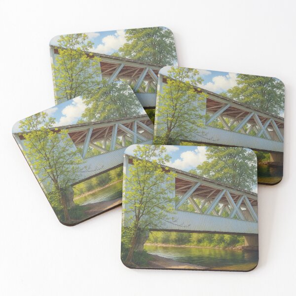 Item preview, The Historic Larwood Covered Bridge designed and sold by Takeda-art.