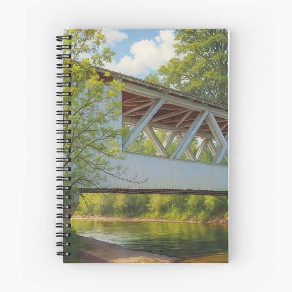 Item preview, The Historic Larwood Covered Bridge designed and sold by Takeda-art.