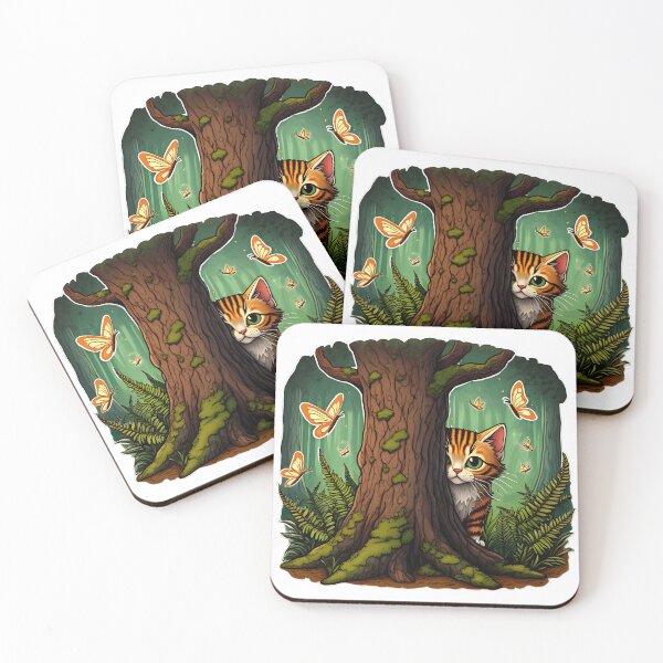 Item preview, Mystic Goblincore Cat – Cute Fantasy Creature Design designed and sold by Liva Art.