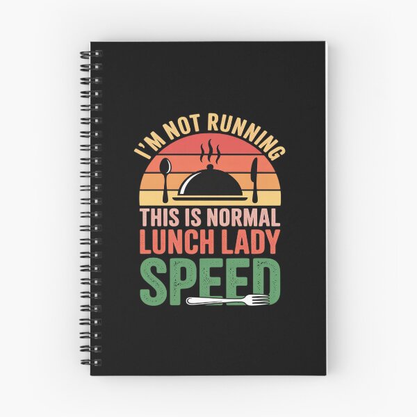 Item preview, I_m Not Running This is Normal Lunch Lady Speed Sunset designed and sold by JaskconLIfe23.