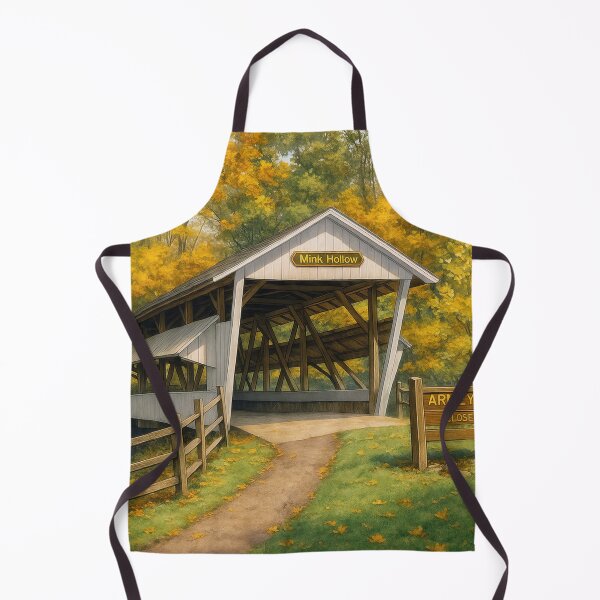 Item preview, The Historic Mink Hollow Covered Bridge designed and sold by Takeda-art.