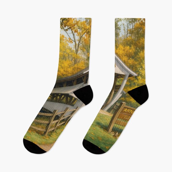 Item preview, The Historic Mink Hollow Covered Bridge designed and sold by Takeda-art.