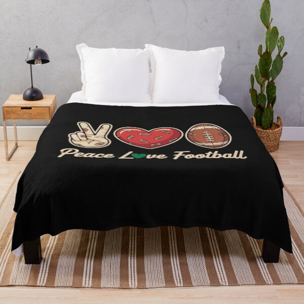 Item preview, Peace Love Football Lovers American Sport Fan designed and sold by GaryPacheco6.