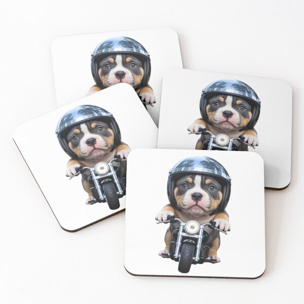 Item preview, Cute Puppy Rider on a Mini Motorcycle designed and sold by StormVape.