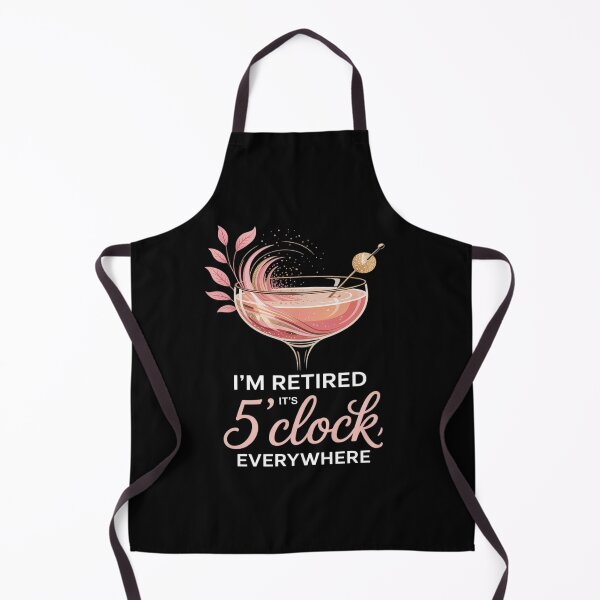 Item preview, I_m Retired It_s 5 O_Clock Everywhere Floral designed and sold by JaskconLIfe23.
