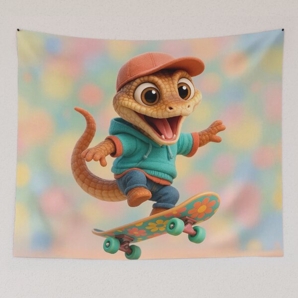 Item preview, Skater Coachwhip Snake designed and sold by Sillytoe.