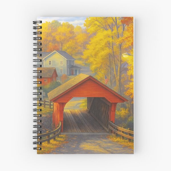 Item preview, The Historic Newfield Covered Bridge designed and sold by Takeda-art.