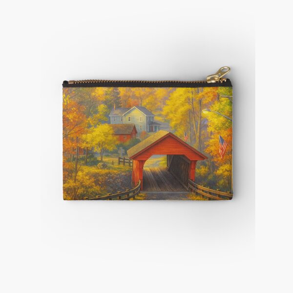 Item preview, The Historic Newfield Covered Bridge designed and sold by Takeda-art.