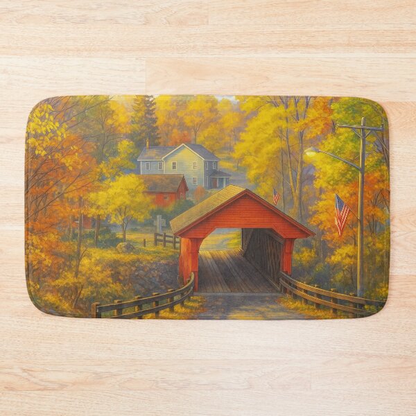 Item preview, The Historic Newfield Covered Bridge designed and sold by Takeda-art.