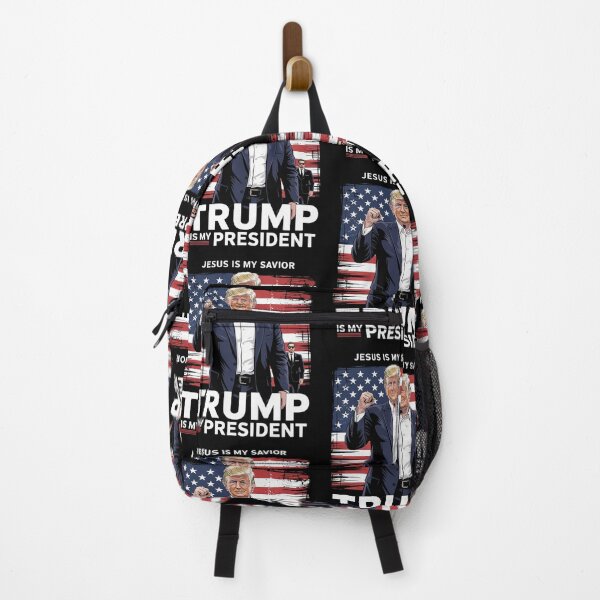 Item preview, Donald Trump Fight Jesus Is My Savior Trump is my President designed and sold by ClassicAnthony.