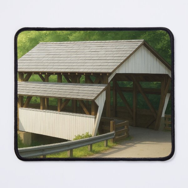 Item preview, The Historic Rock Mill Covered Bridge designed and sold by Takeda-art.