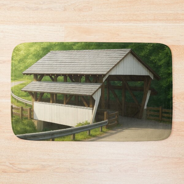 Item preview, The Historic Rock Mill Covered Bridge designed and sold by Takeda-art.