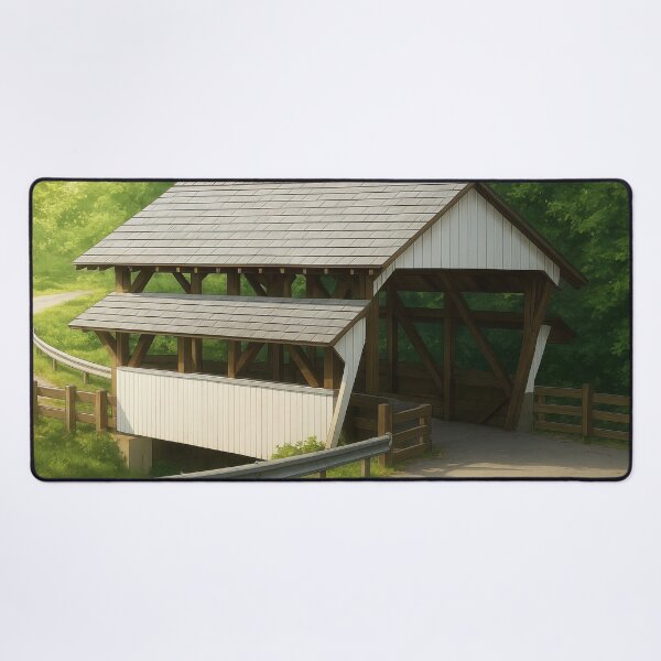 Item preview, The Historic Rock Mill Covered Bridge designed and sold by Takeda-art.
