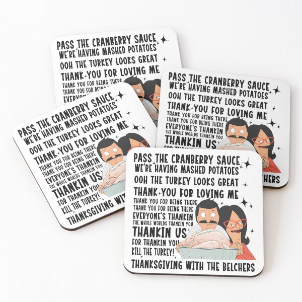 Item preview, Thanksgiving With The Belchers  designed and sold by PugPuppyLife.
