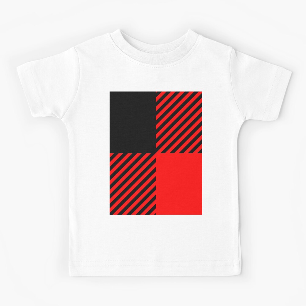 Buffalo Check Red and Black Plaid Lumberjack Canadiana Style