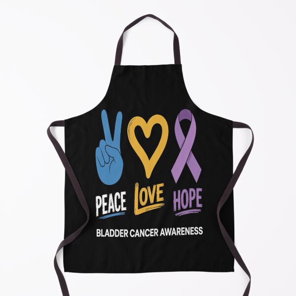Item preview, Peace Love Hope Bladder Cancer Awareness Month Ribbon Team designed and sold by JessicaWalshdf.