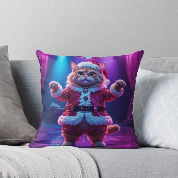 Item preview, Festive Cat Dressed as Santa designed and sold by InezPhotography.