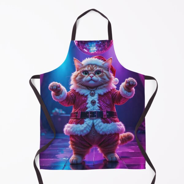 Item preview, Festive Cat Dressed as Santa designed and sold by InezPhotography.