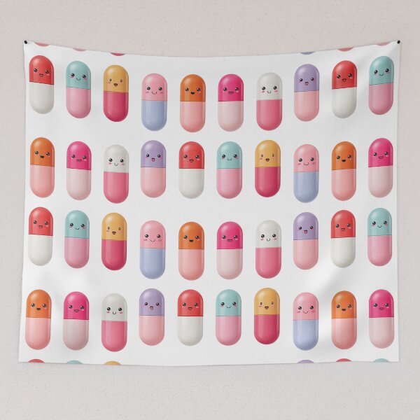 Item preview, Happy pills pack designed and sold by MendaciousMina.