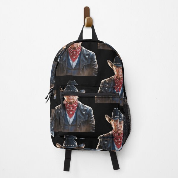 Item preview, Cowboy Western Donald Trump US Flag designed and sold by ClassicAnthony.