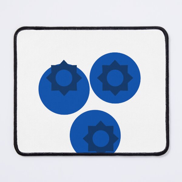 Item preview, Flat Blueberries – Minimalist Fruit Illustration designed and sold by Emerald-Otaku.