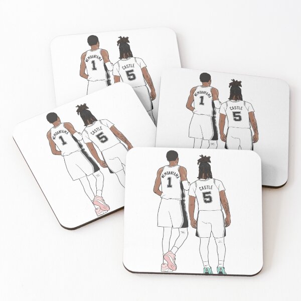 Item preview, Victor Wembanyama and Stephon Castle designed and sold by Hoops and Movie Sticks.