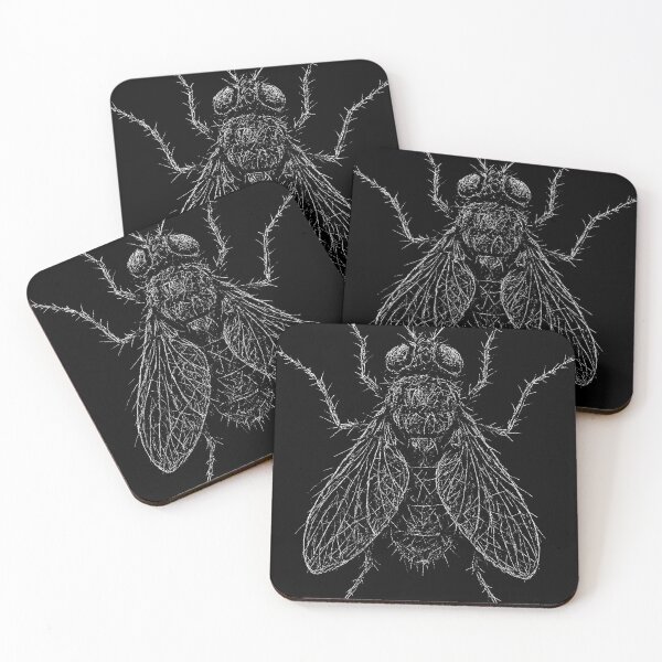 Item preview, Housefly Anatomy Scratch Art Illustration designed and sold by Mortisigil.