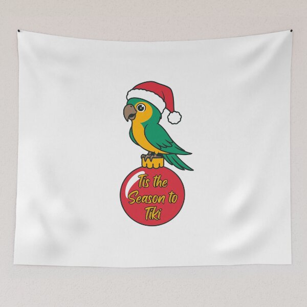 Item preview, Tiki Room Parrot Christmas Season Shirt Tis The Season to Tiki designed and sold by bykatiekathleen.