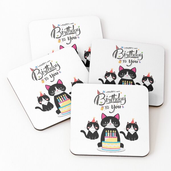 Item preview, Happy Birthday Card • Cute Cat Graphic designed and sold by StillOdd.
