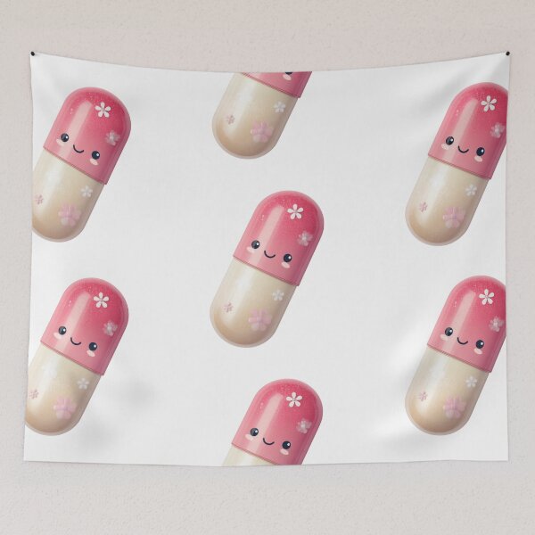 Item preview, Happy pill designed and sold by MendaciousMina.