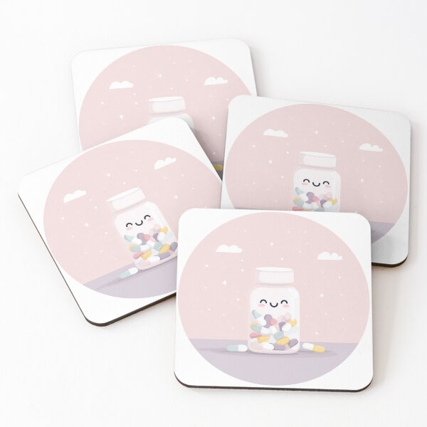 Item preview, Happy pill bottle designed and sold by MendaciousMina.