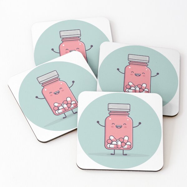 Item preview, Happy pill bottle designed and sold by MendaciousMina.