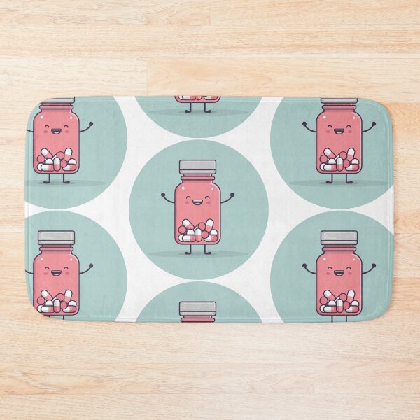 Item preview, Happy pill bottle designed and sold by MendaciousMina.