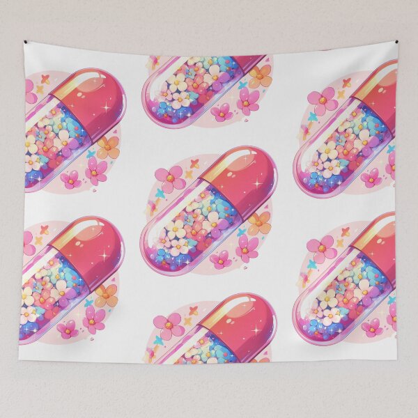 Item preview, Happy pill designed and sold by MendaciousMina.
