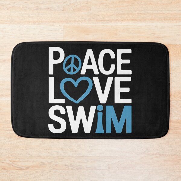 Item preview, Peace Love Swim Hoodie Swimmer Gift Love To Swim designed and sold by GaryBellcvbnb.