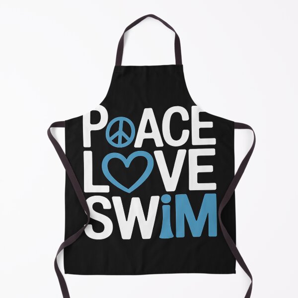 Item preview, Peace Love Swim Hoodie Swimmer Gift Love To Swim designed and sold by GaryBellcvbnb.