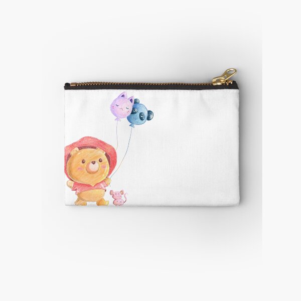 Item preview, Yellow bear with animal ballons designed and sold by NakeeNakaa.