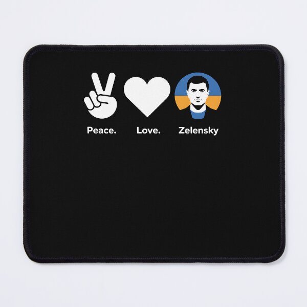 Item preview, Peace Love Ukraine Volodymyr Zelensky Ukrainians Support Art designed and sold by GaryBellcvbnb.