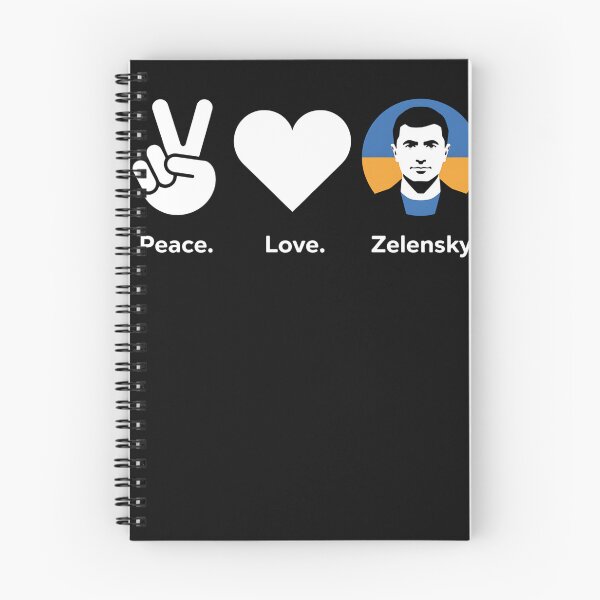 Item preview, Peace Love Ukraine Volodymyr Zelensky Ukrainians Support Art designed and sold by GaryBellcvbnb.