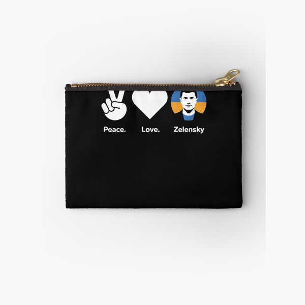 Item preview, Peace Love Ukraine Volodymyr Zelensky Ukrainians Support Art designed and sold by GaryBellcvbnb.