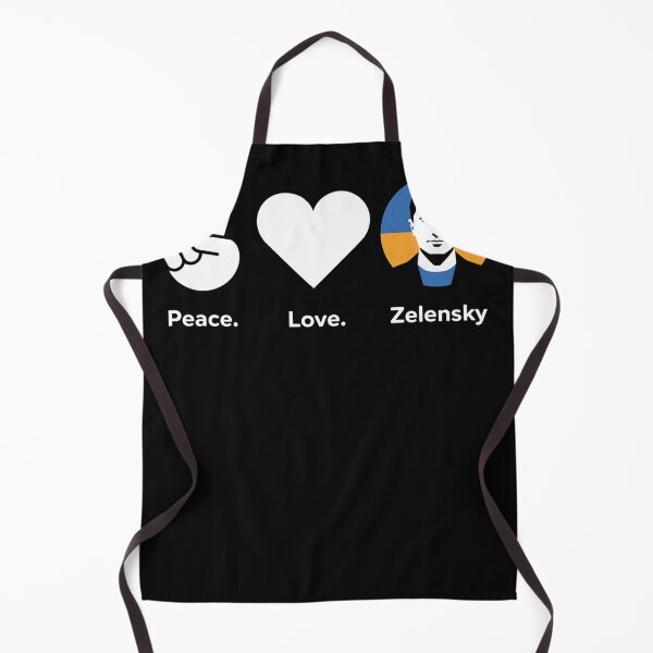 Item preview, Peace Love Ukraine Volodymyr Zelensky Ukrainians Support Art designed and sold by GaryBellcvbnb.